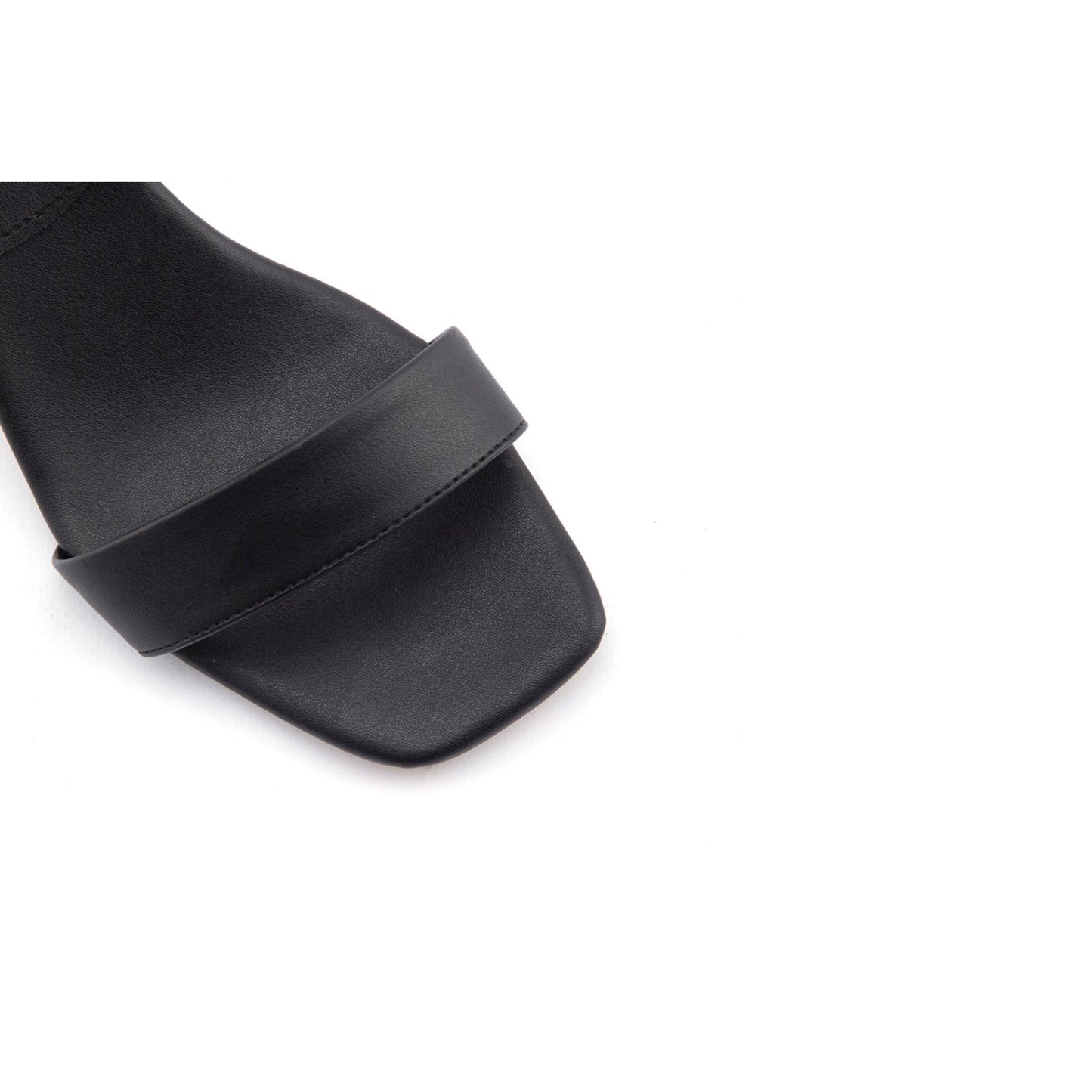 Fashion Attitude - Sandales Femme à Talon Bloc Noir Élégant