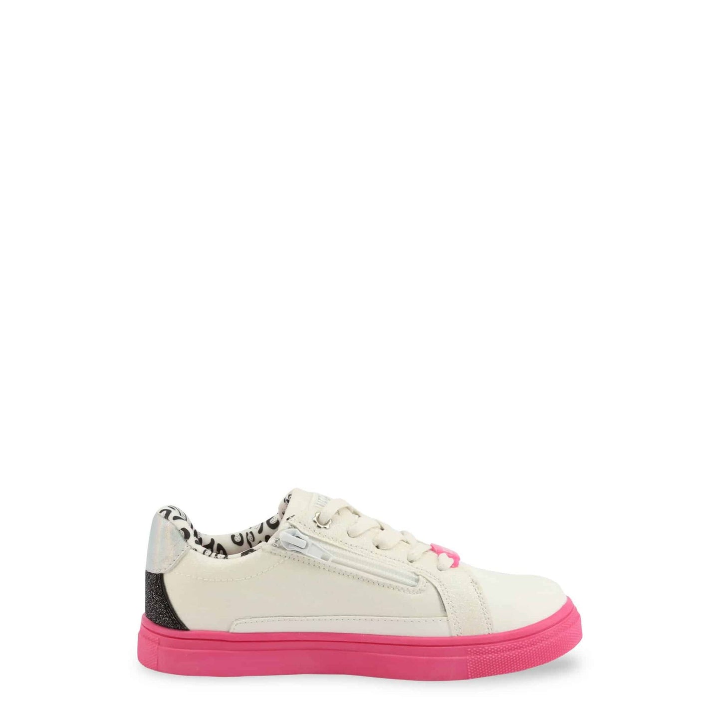 Shone Sneakers Blanc et Rose avec Détail #KISS