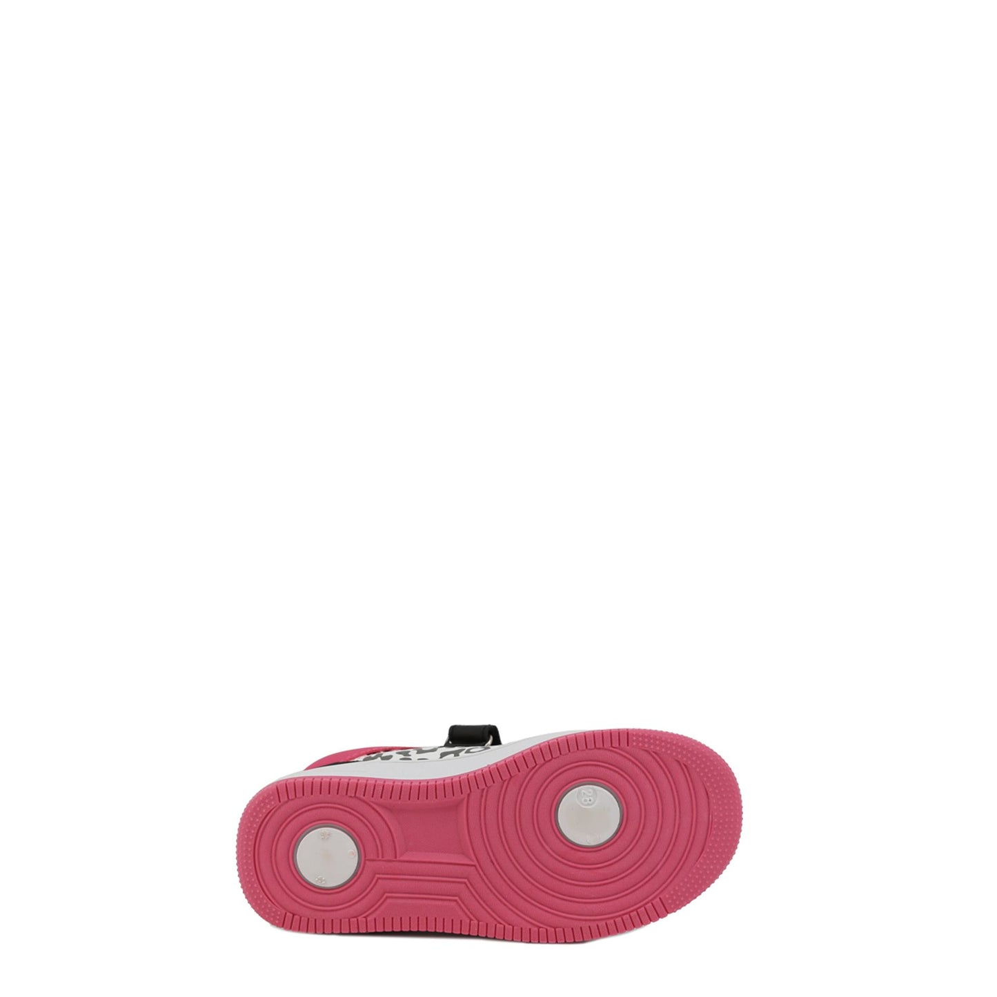 Shone Sneakers Noires et Roses avec Détail Léopard