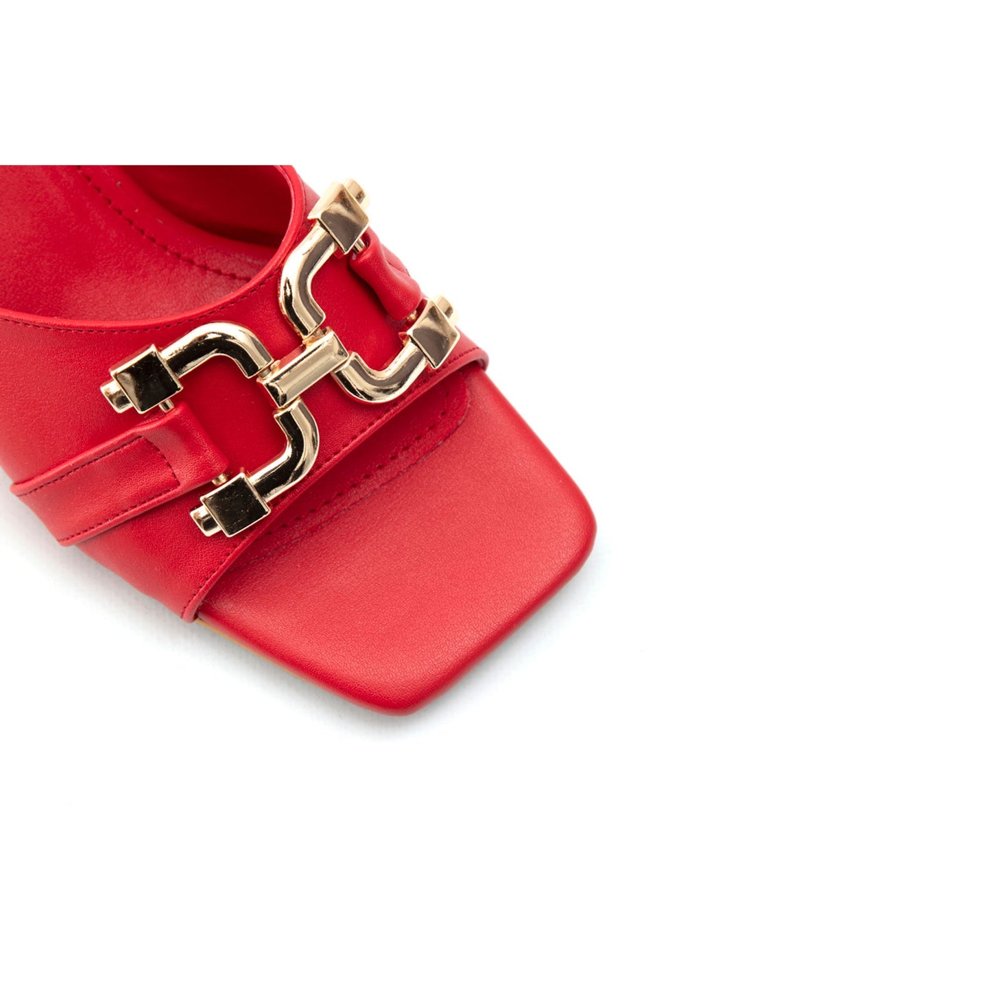 Fashion Attitude - Sandales Femme à Talon Rouge Élégant