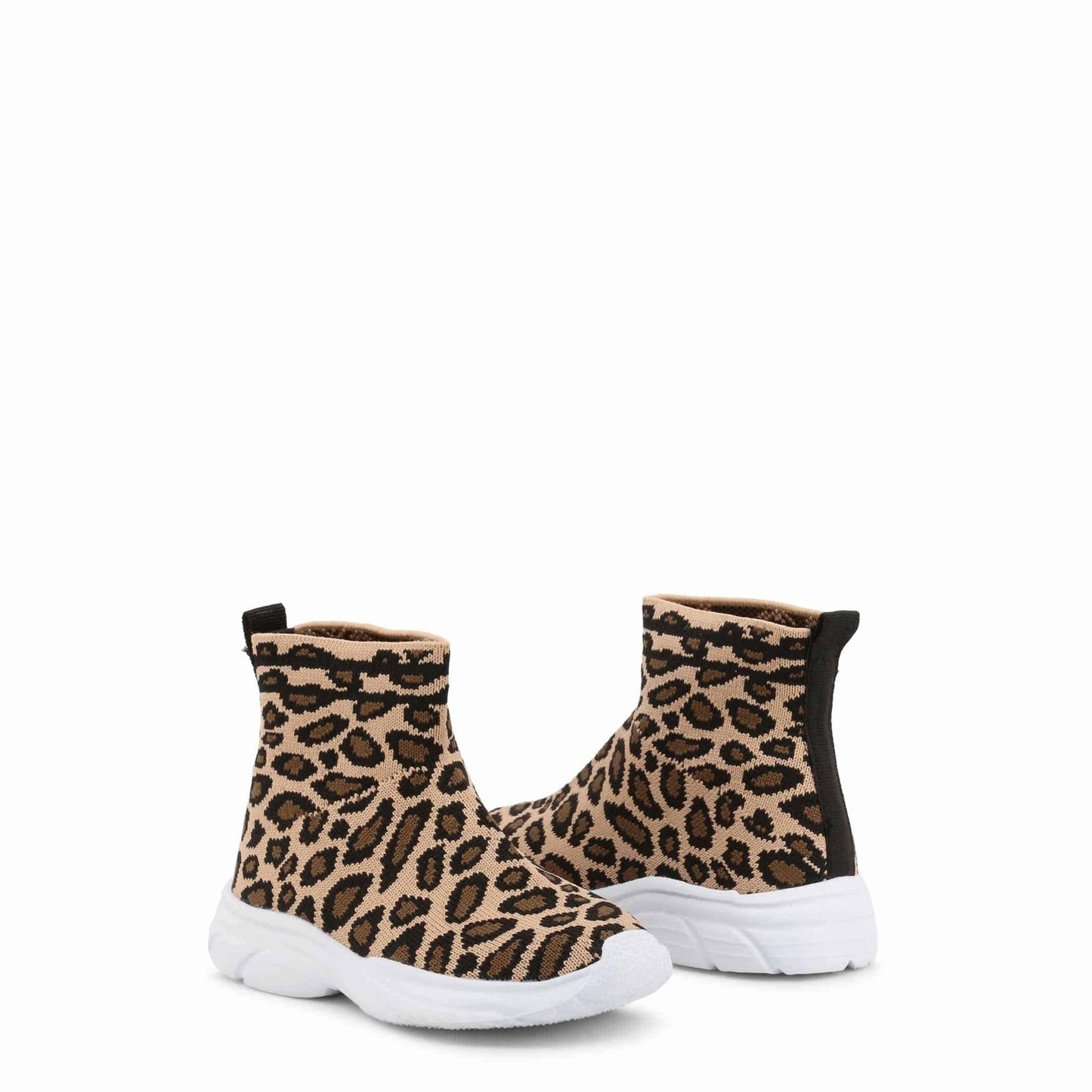 Shone Sneakers à Imprimé Léopard Brun