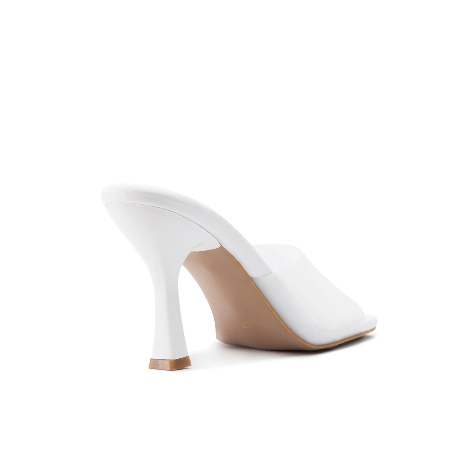 Fashion Attitude - Sandales Femme à Talon Blanc Transparent