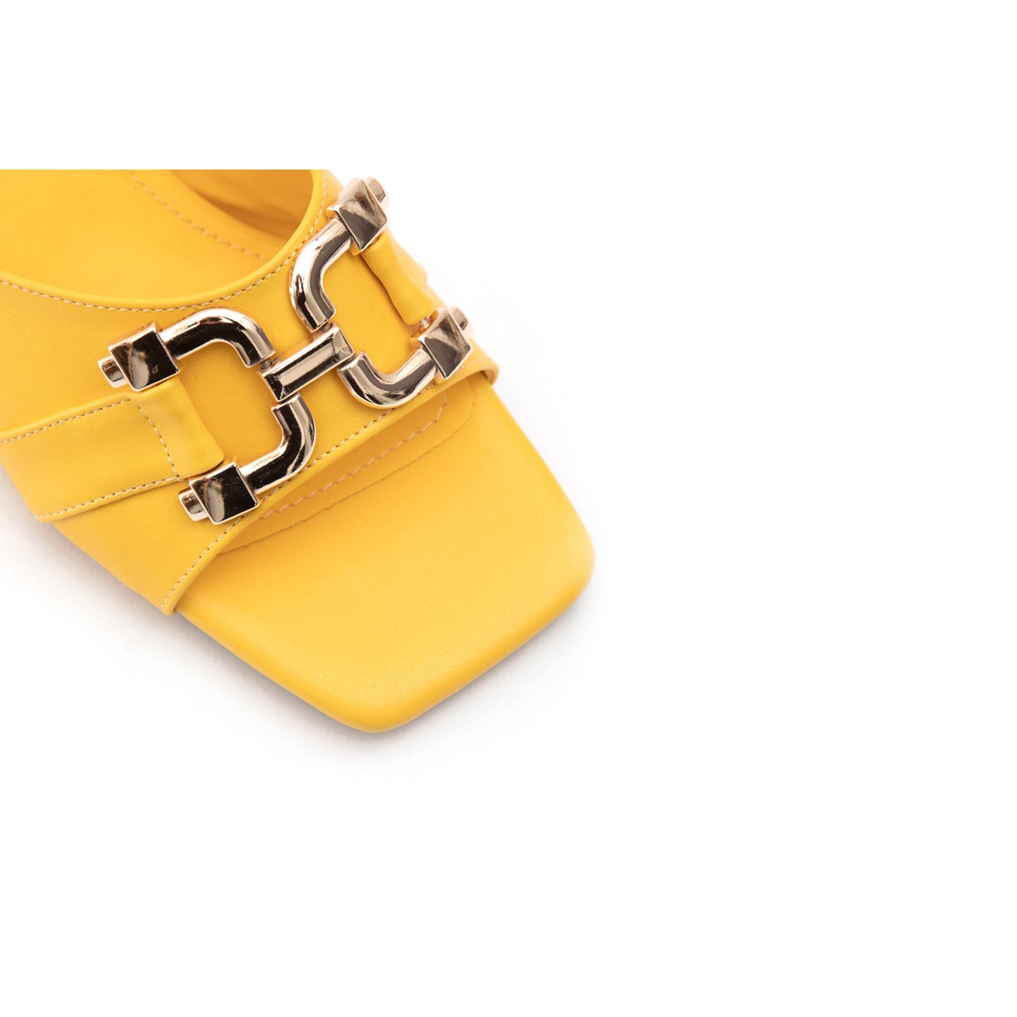 Fashion Attitude - Sandales Femme à Talon Jaune Élégant