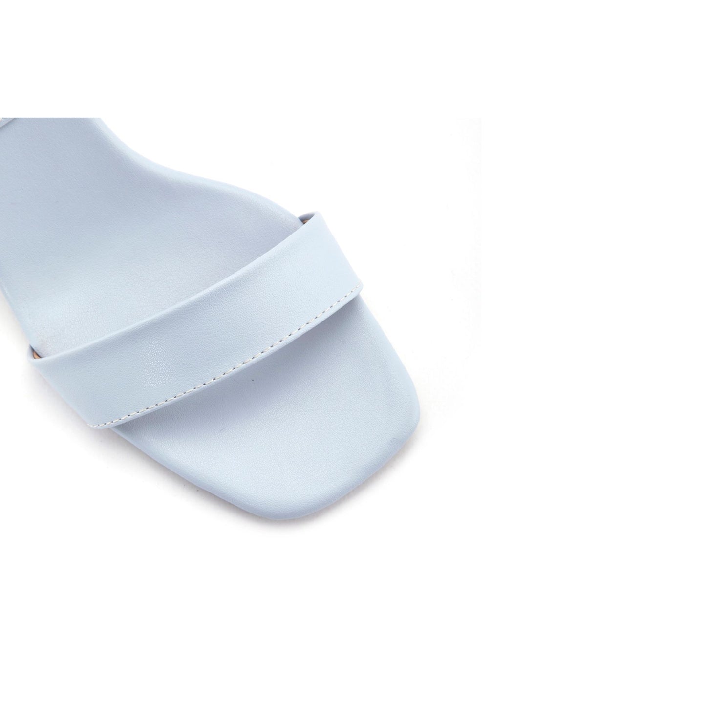 Fashion Attitude - Sandales Femme à Talon Bloc Bleu Ciel Élégant