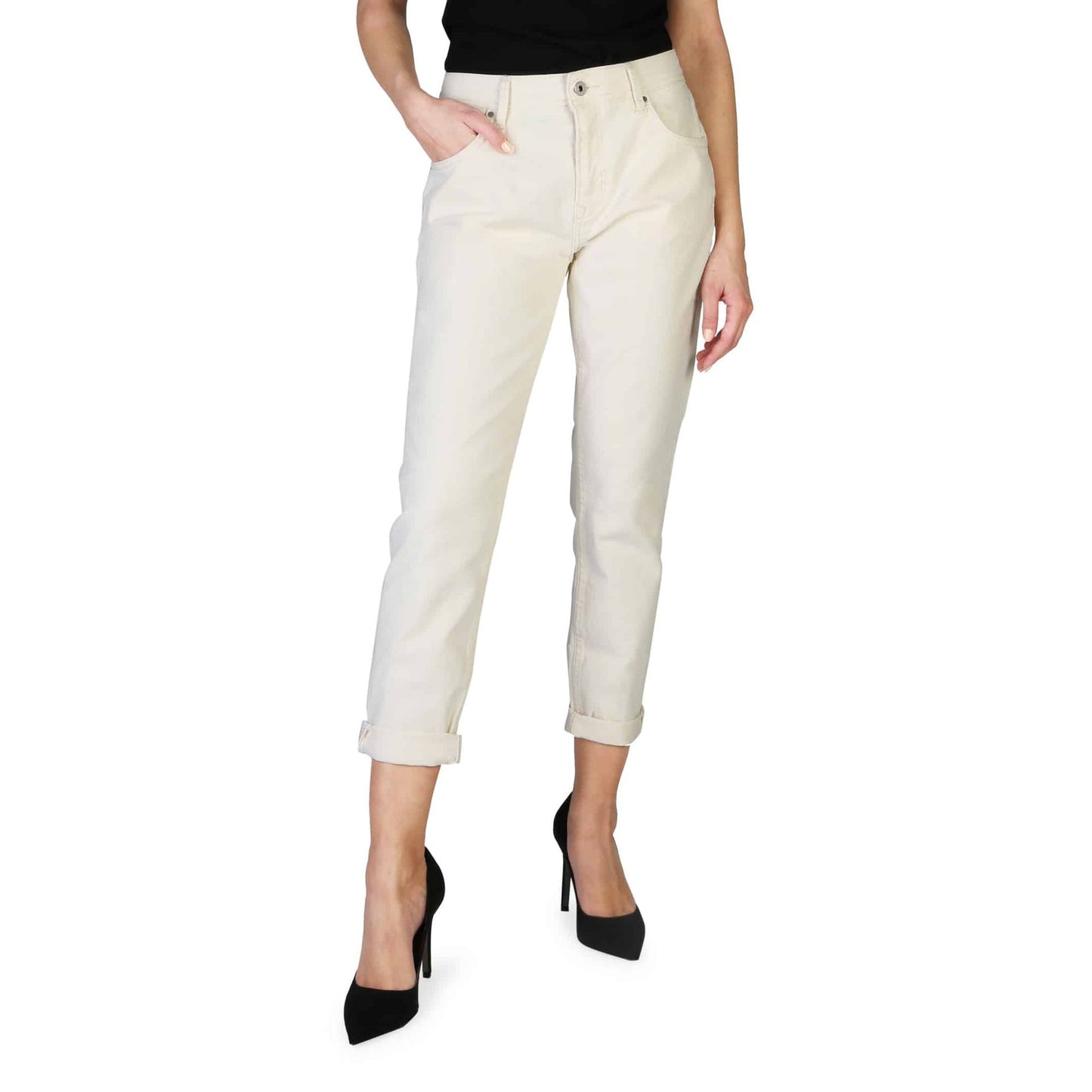 Pepe Jeans - Jean Boyfriend Femme, Coupe Décontractée et Élégante