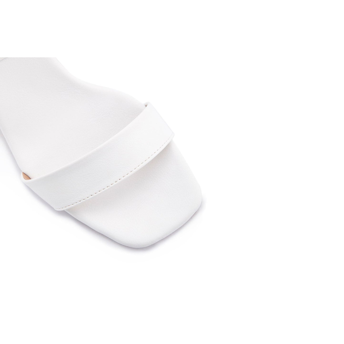 Fashion Attitude - Sandales Femme à Talon Bloc Blanc Élégant