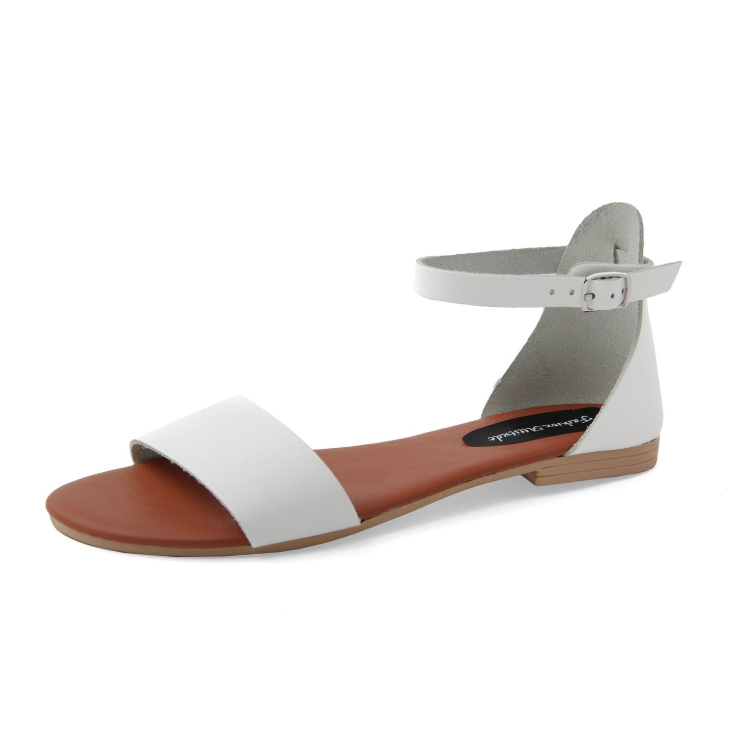 Fashion Attitude - Sandales Femme (Blanc Minimaliste)