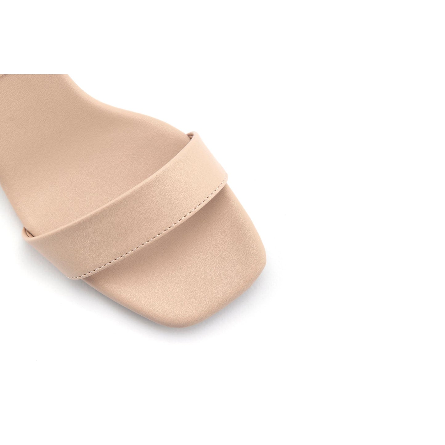 Fashion Attitude - Sandales Femme à Talon Bloc Beige Élégant