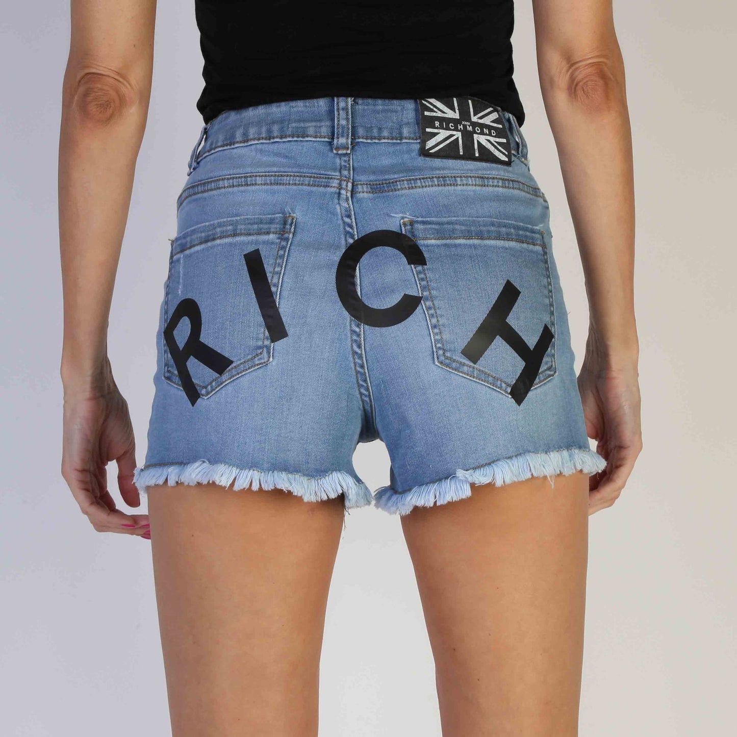 Bermuda John Richmond Bleu Clouté