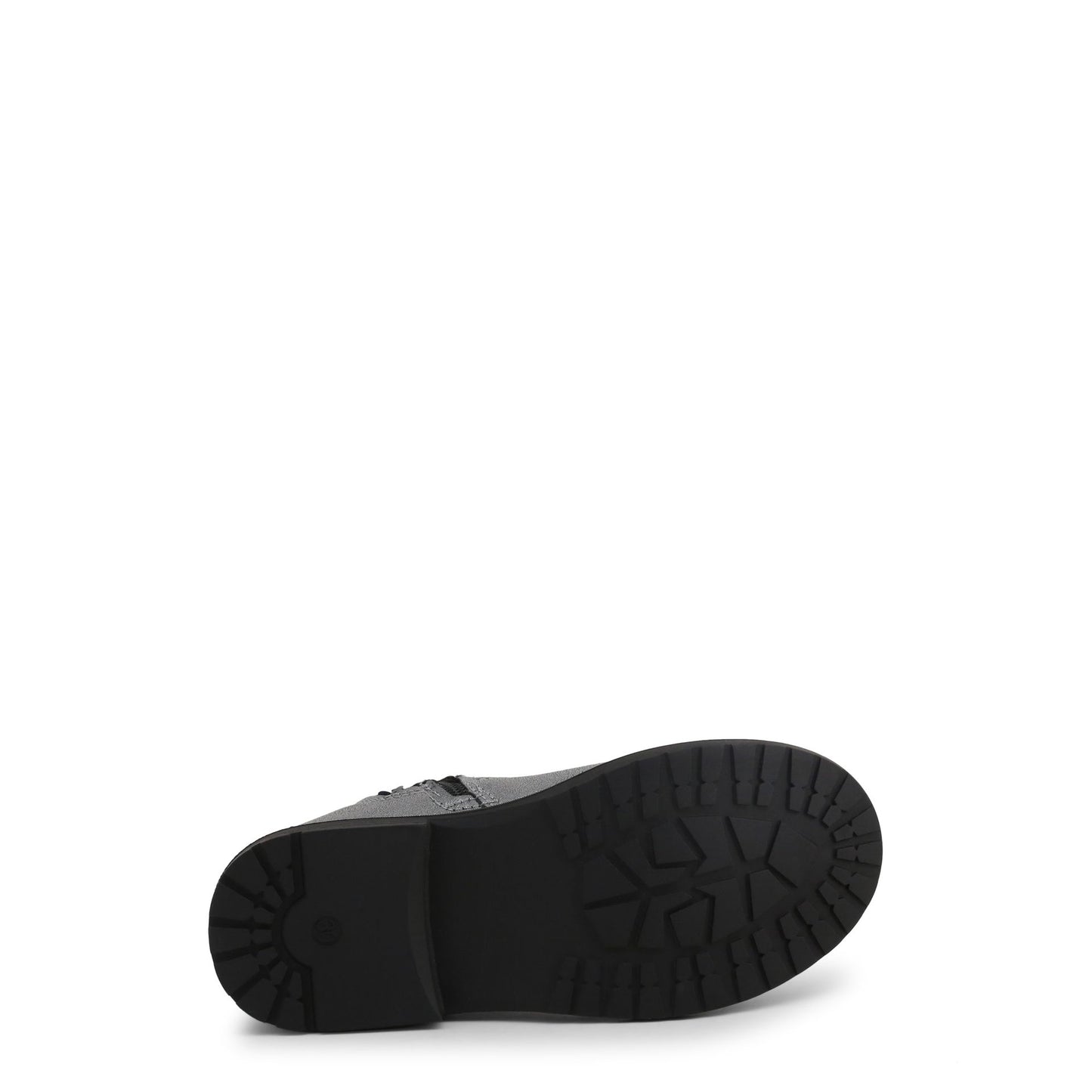 Shone Bottines Gris et Noir à Boucles et Sequins