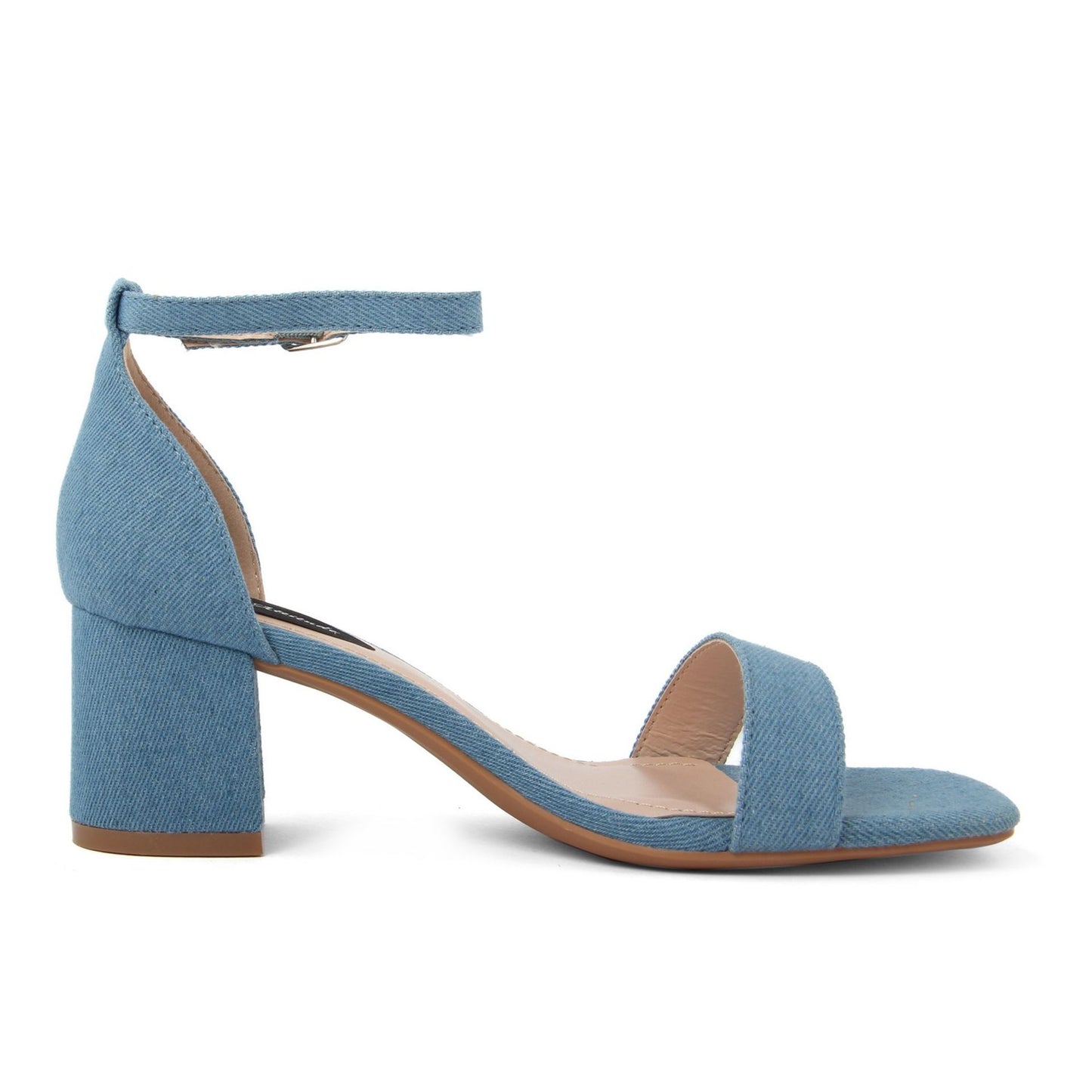 Fashion Attitude - Sandales Femme à Talon Bloc Bleu