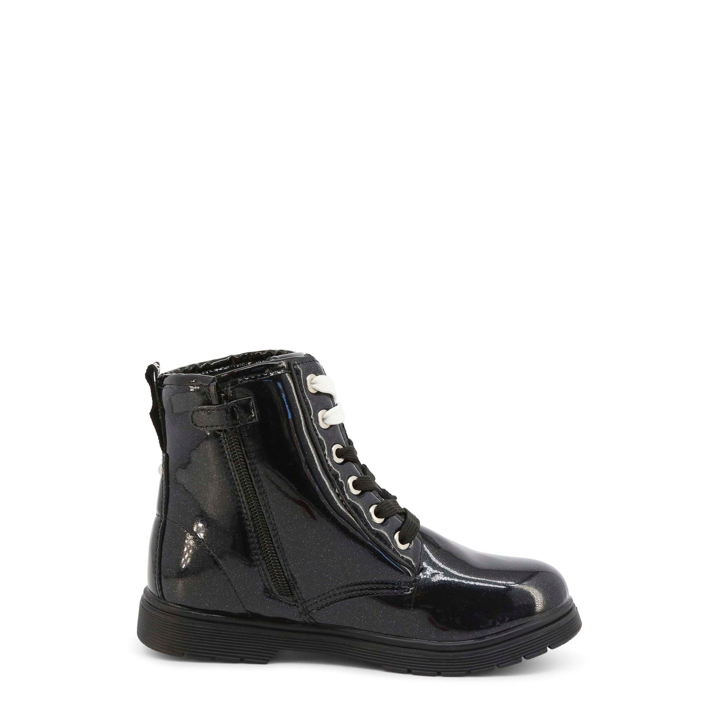 Shone Bottines Noires à Détails Graphiques