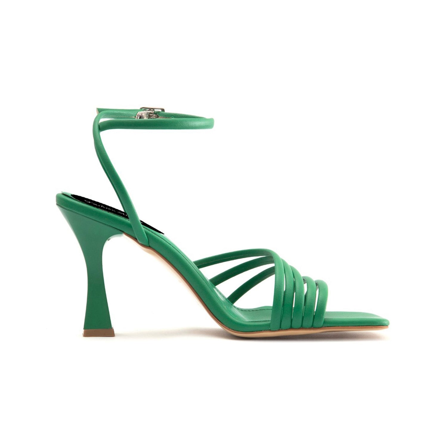 Fashion Attitude - Sandales Femme à Talon Vert Élégant