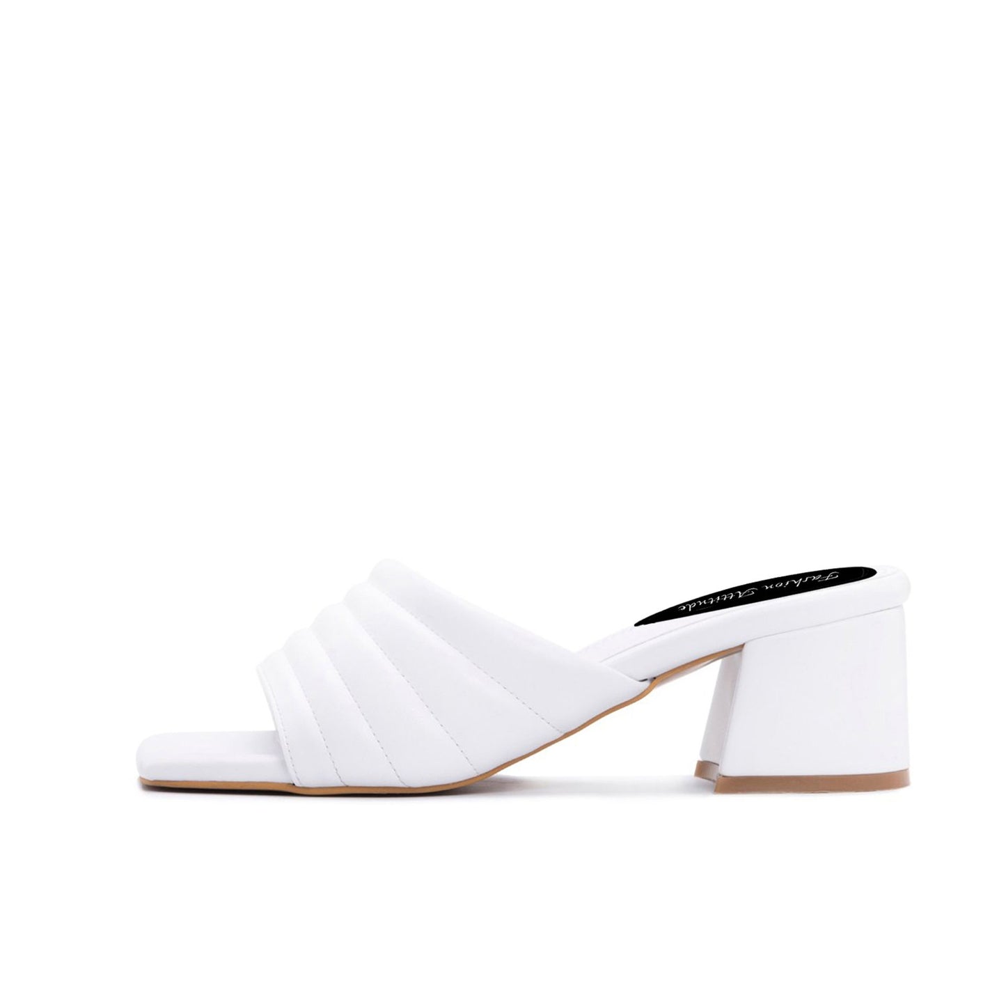 Fashion Attitude - Sandales Femme à Talon Blanc Élégant