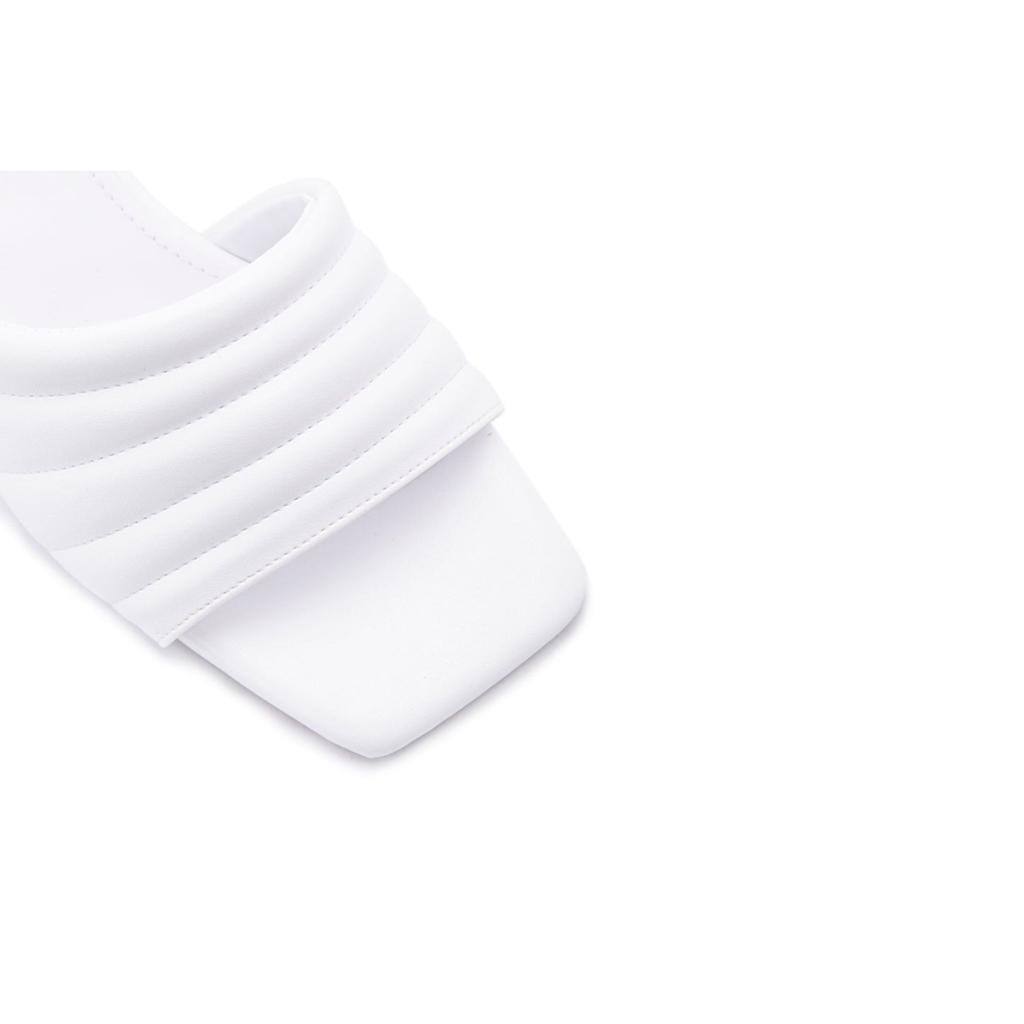 Fashion Attitude - Sandales Femme à Talon Blanc Élégant