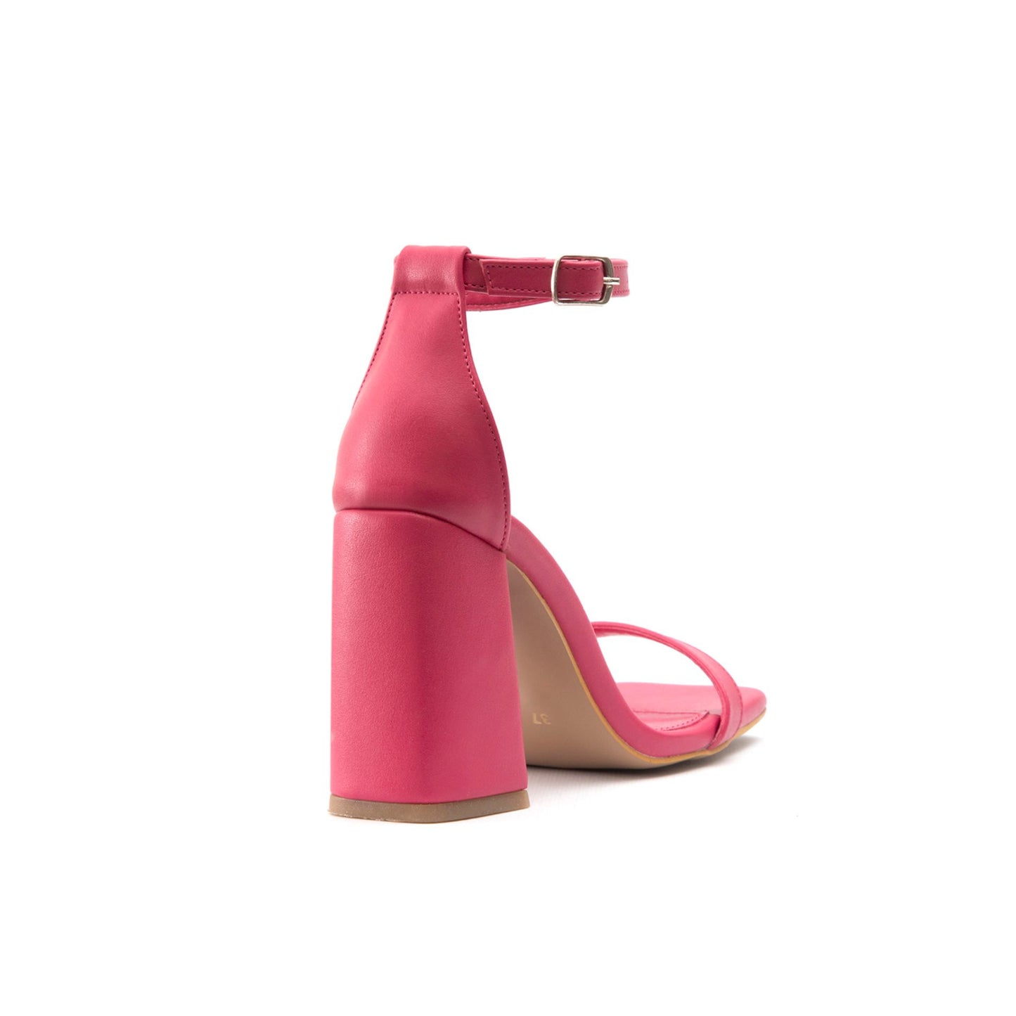 Fashion Attitude - Sandales Femme à Talon Bloc 9,5 cm Rose Élégant