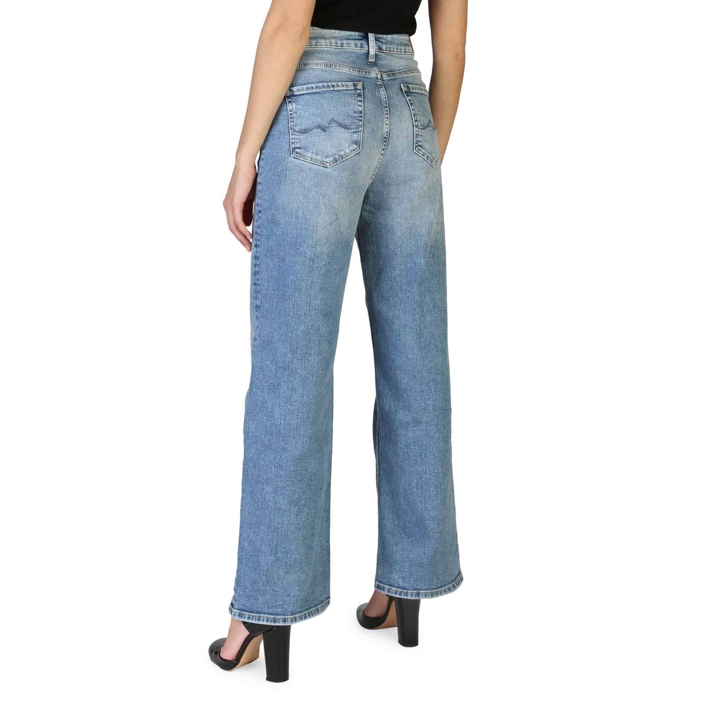 Pepe Jeans - Jean Femme Coupe Évasée, Tendance et Confort