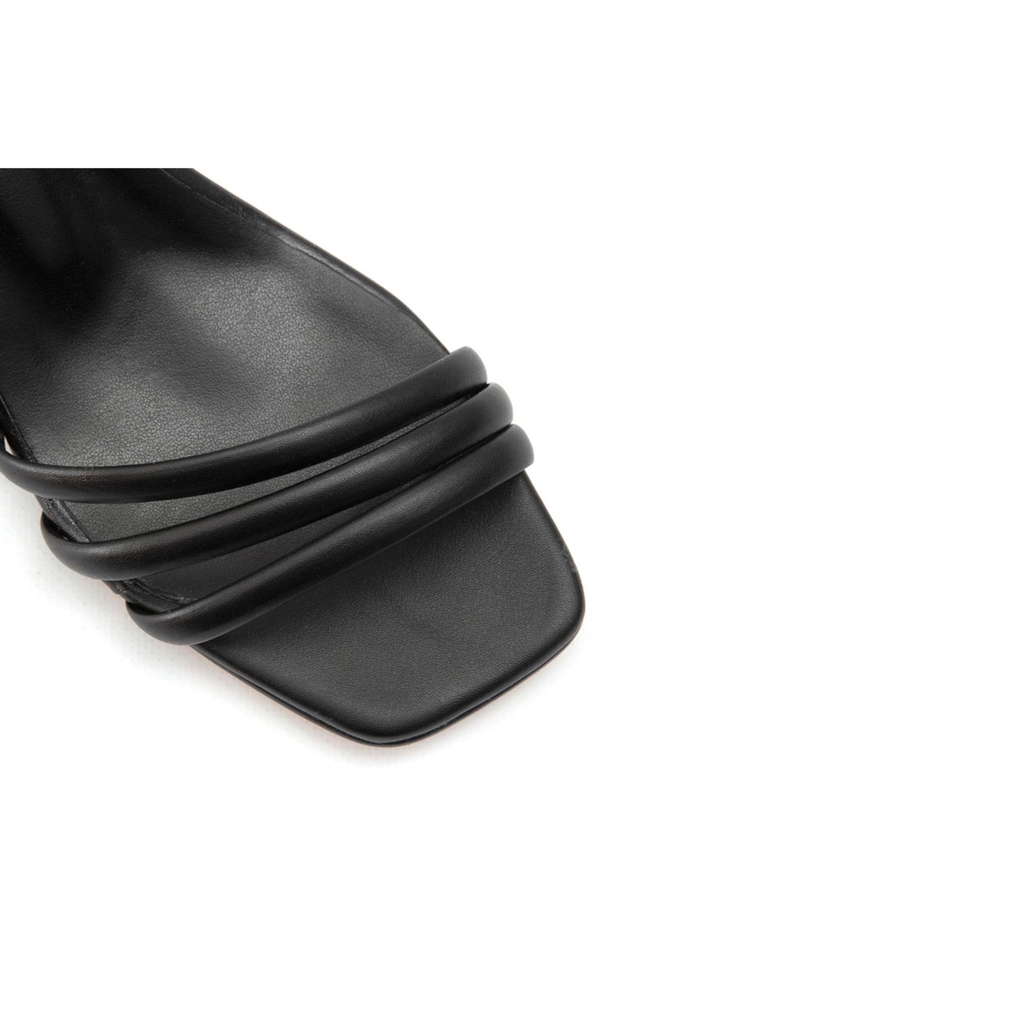 Fashion Attitude - Sandales Femme à Talon Bloc Noir