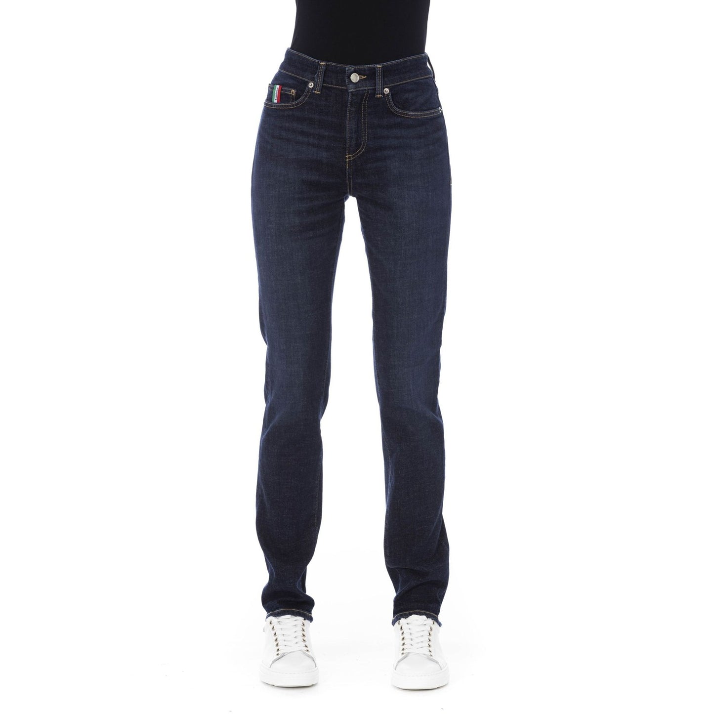 Baldinini Trend - Jean Femme Coupe Régulière, Style et Confort