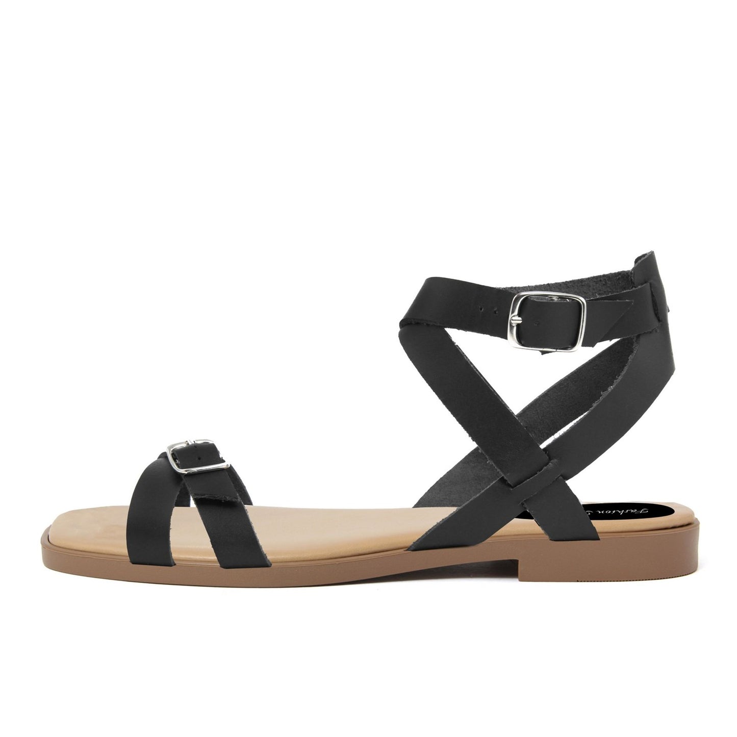 Fashion Attitude - Sandales Femme (Noir)