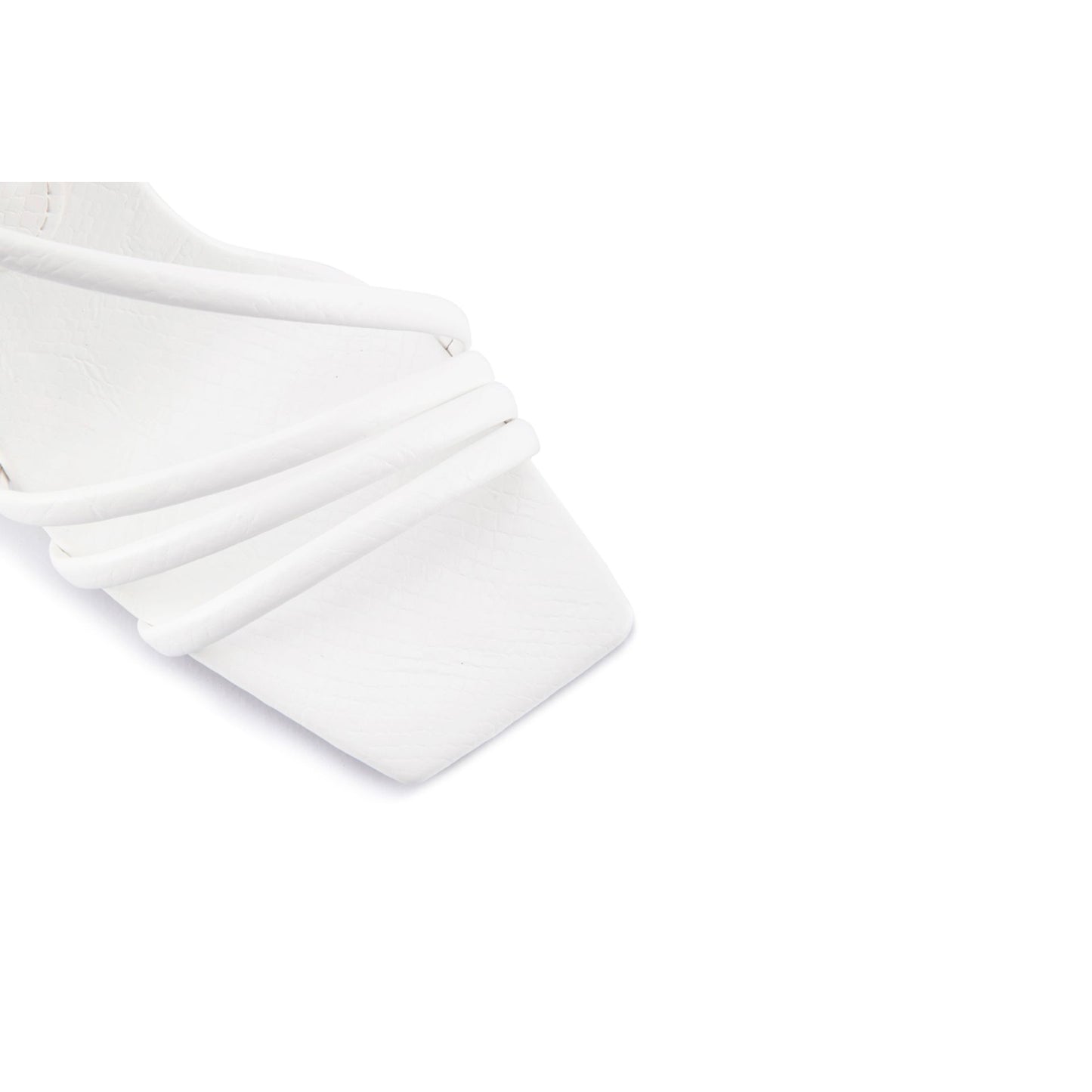 Fashion Attitude - Sandales Femme à Talon Blanc