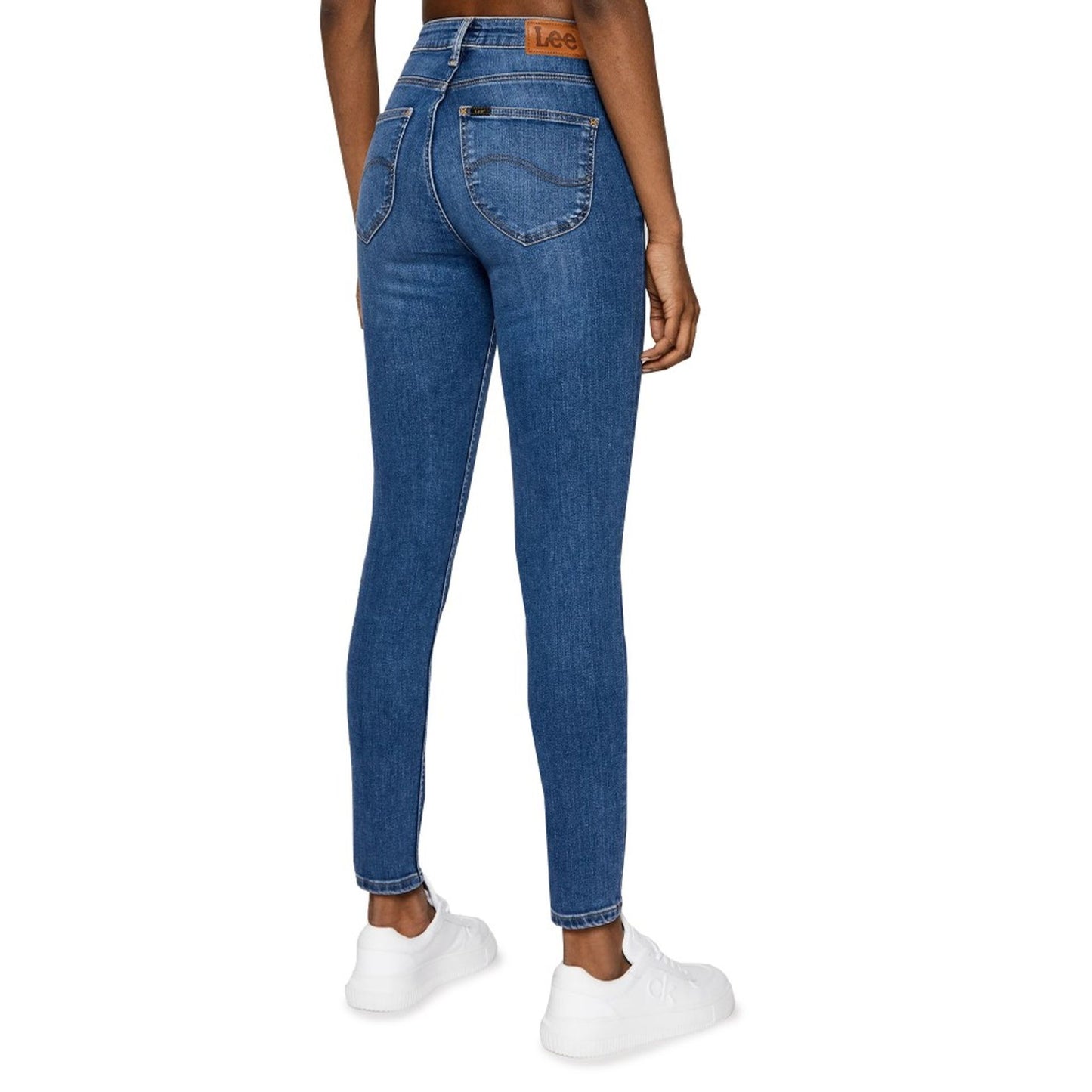 Lee - Jean Skinny Bleu Femme, Confort et Élégance au Quotidien