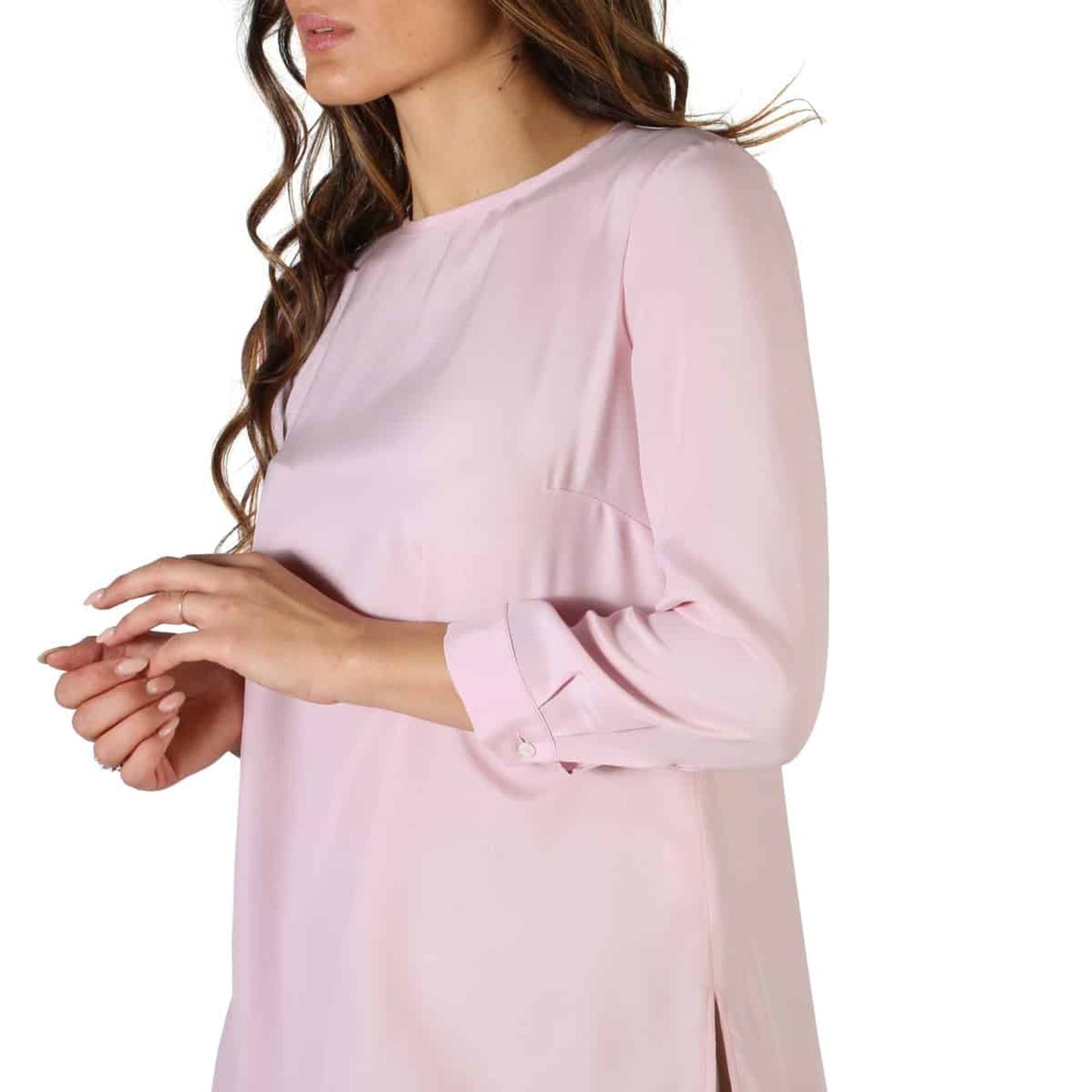 Fontana 2.0 Chemise Femme – Élégance Italienne en Soie Rose