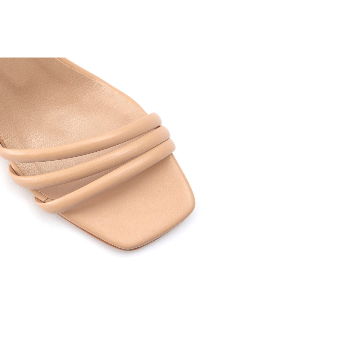 Fashion Attitude - Sandales Femme à Talon Bloc Beige Élégant