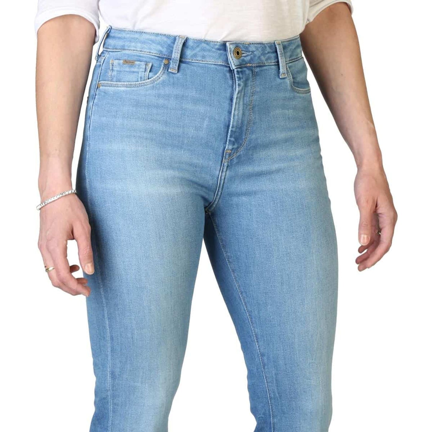 Pepe Jeans - Jean Femme Coupe Évasée, Style Vintage et Confort Moderne