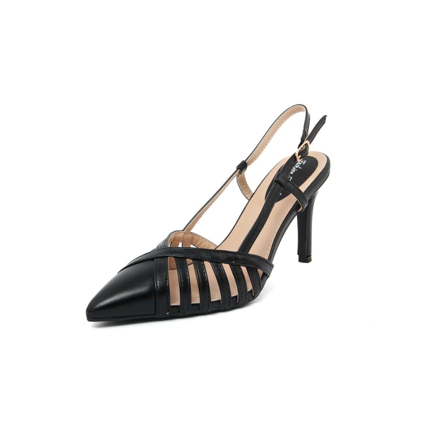 Fashion Attitude - Sandales Femme à Talon Aigu Noir Élégant