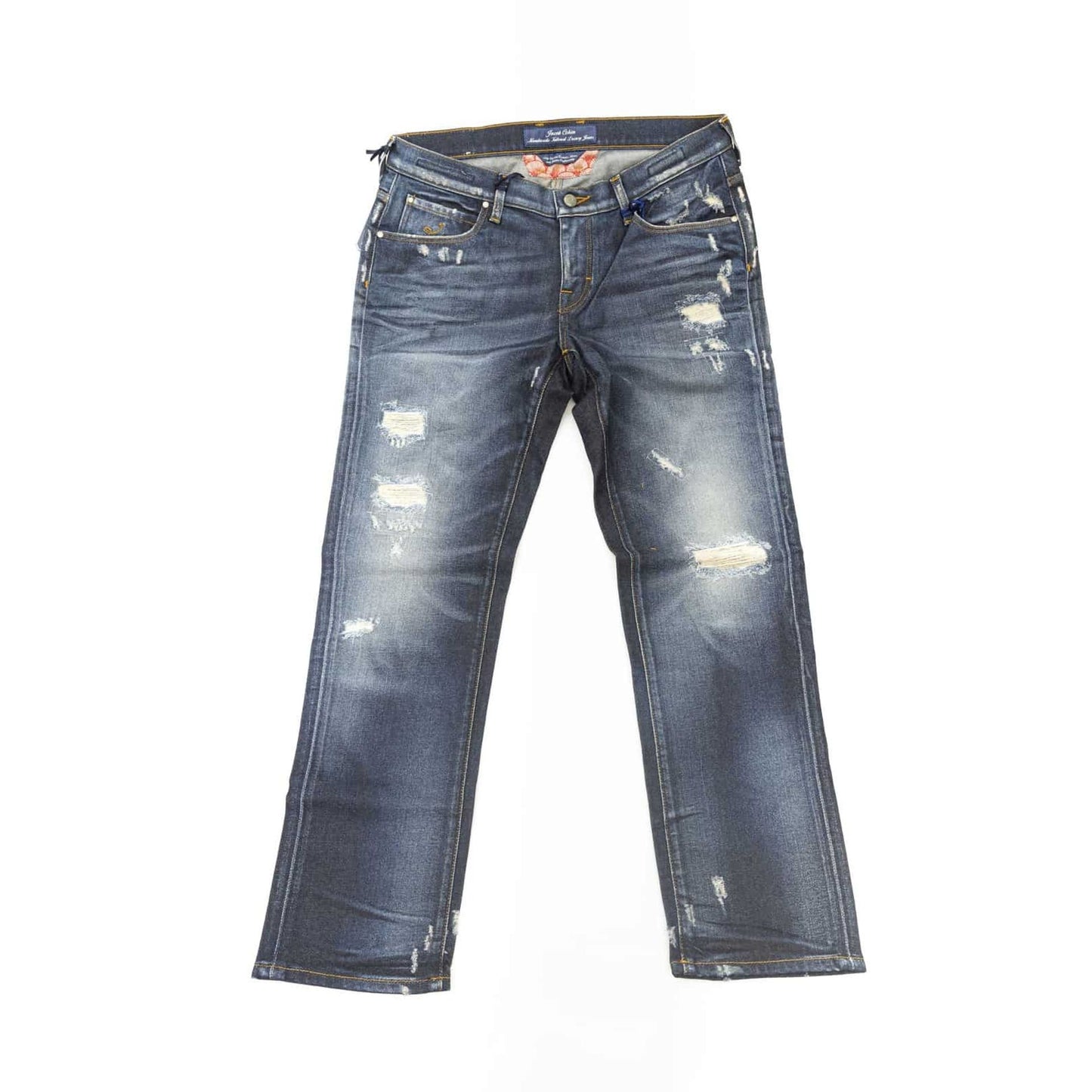 Jacob Cohen - Jean Femme Effet Usé, Made in Italy, Tendance et Confort