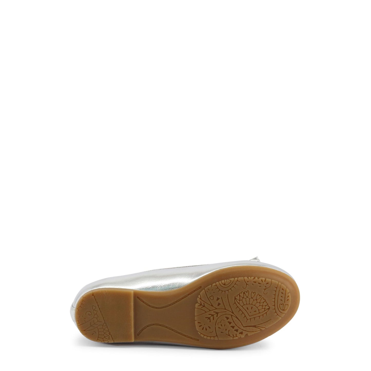 Shone Ballerines Enfant Gris Argenté