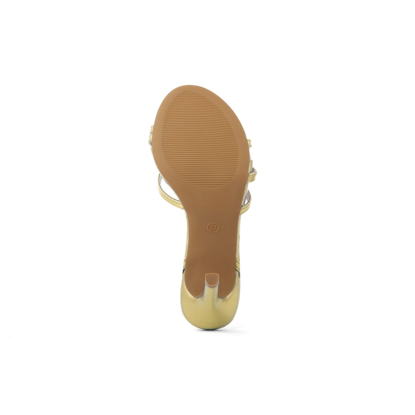 Fashion Attitude - Sandales Femme Métalliques à Talon Haut 10 cm