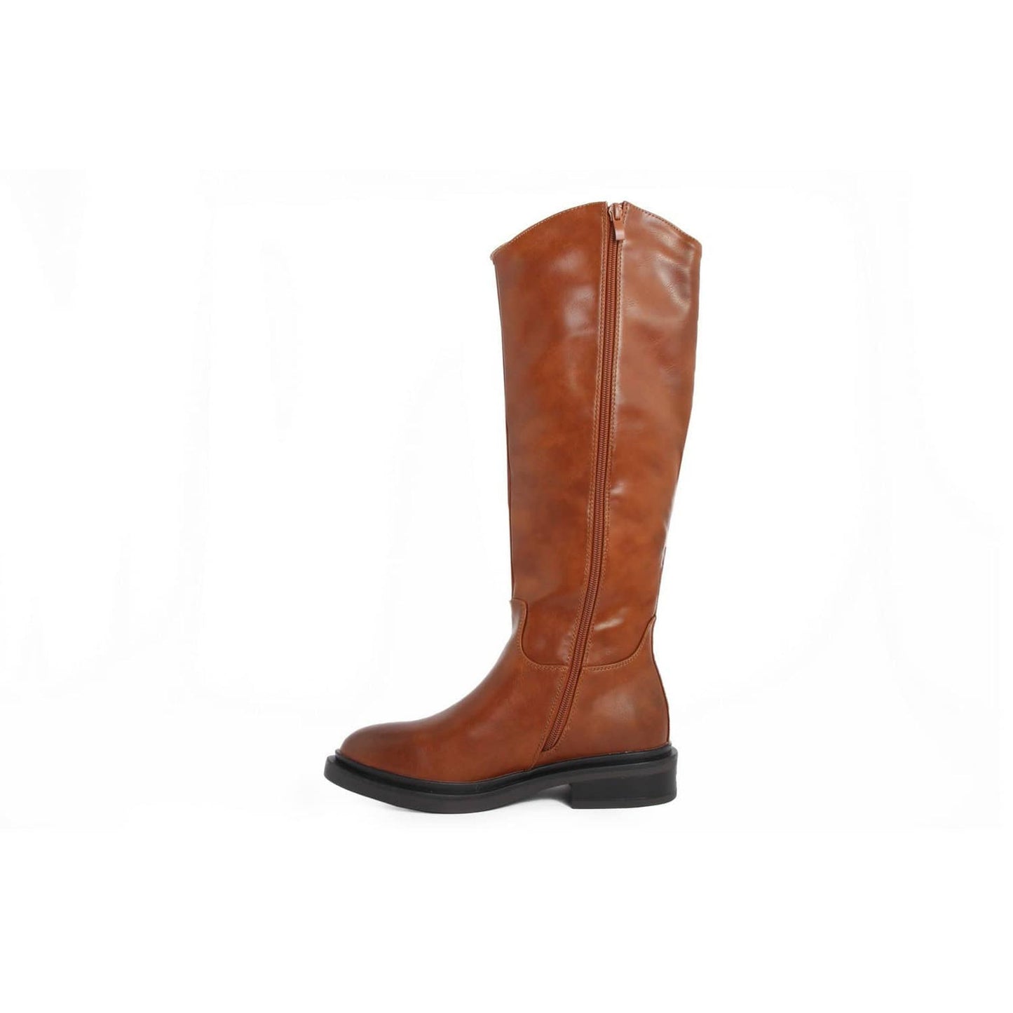 Bottes Fashion Attitude en Cuir Tan