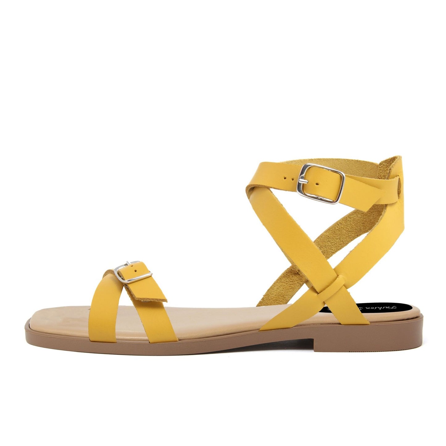 Fashion Attitude - Sandales Femme (Jaune)