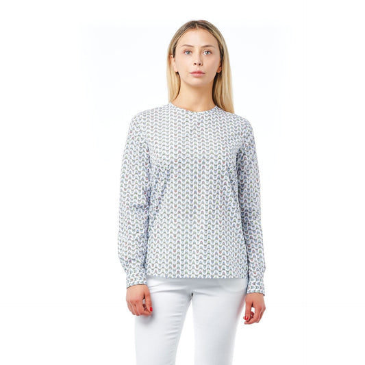 Bagutta - Chemise Femme en Coton à Motif, Élégance et Originalité