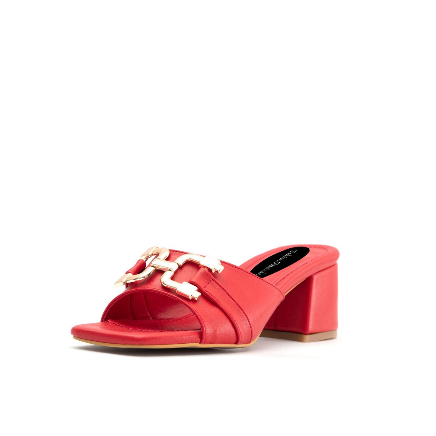 Fashion Attitude - Sandales Femme à Talon Rouge Élégant