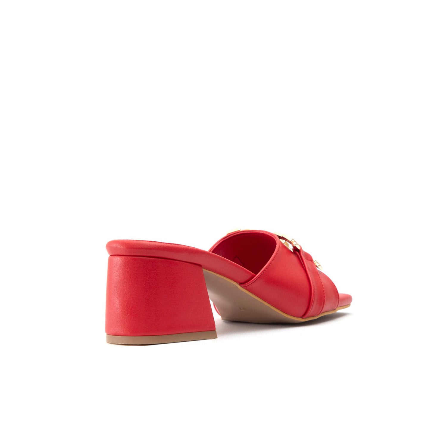 Fashion Attitude - Sandales Femme à Talon Rouge Élégant