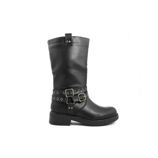 Bottes Fashion Attitude en Matière Synthétique Noir