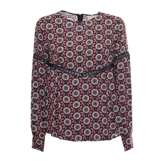 Harmont & Blaine - Haut Femme en Maille Viscose, Motif Graphique Élégant