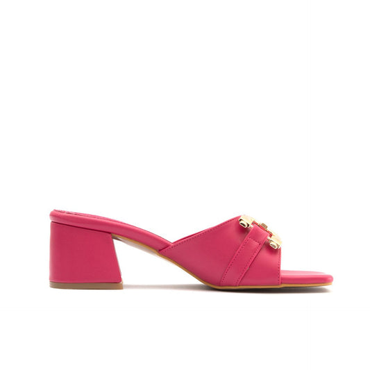 Fashion Attitude - Sandales Femme à Talon Rose Élégant