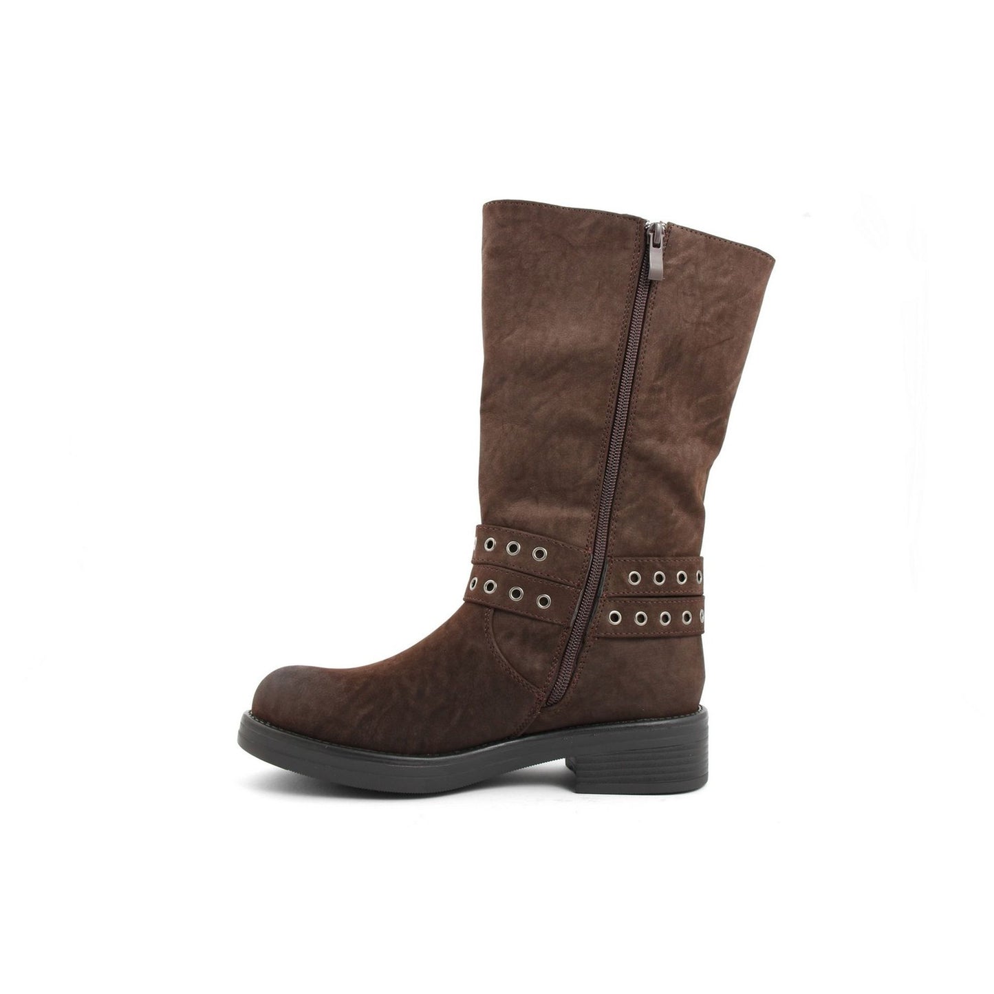 Bottes Fashion Attitude en Matière Synthétique Brun
