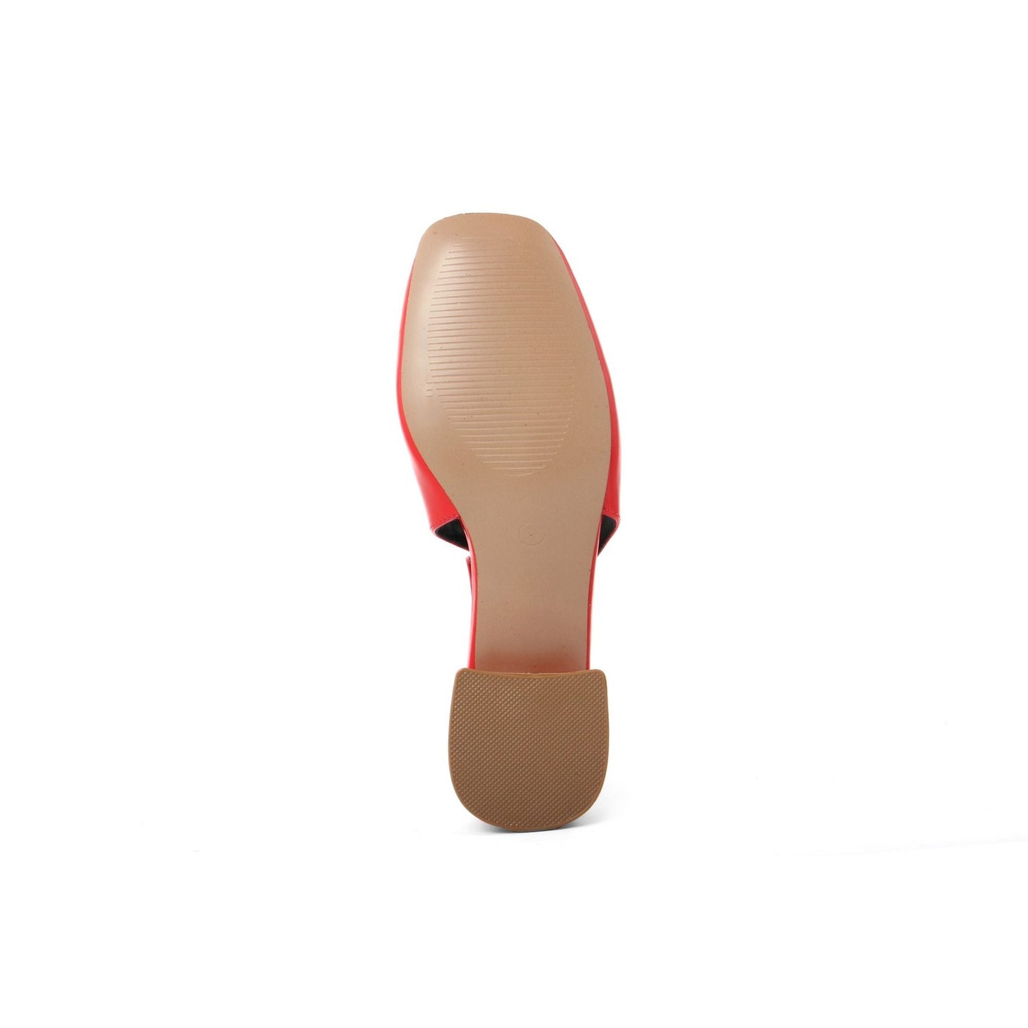 Fashion Attitude - Sandales Femme Vernies Rouges à Talon Bloc 4 cm