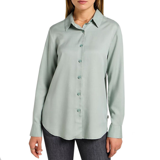 Lee - Chemise Femme Fluide à Manches Longues, Élégance et Polyvalence