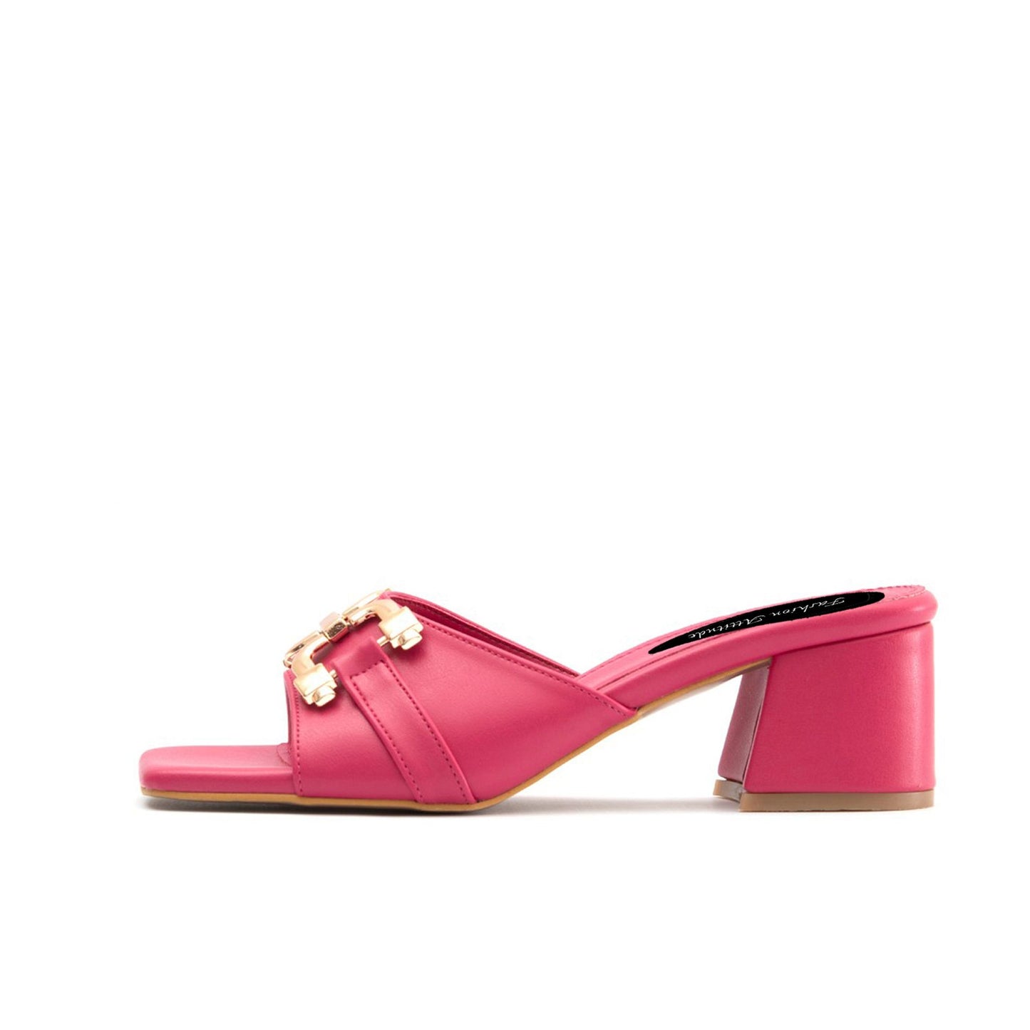 Fashion Attitude - Sandales Femme à Talon Rose Élégant