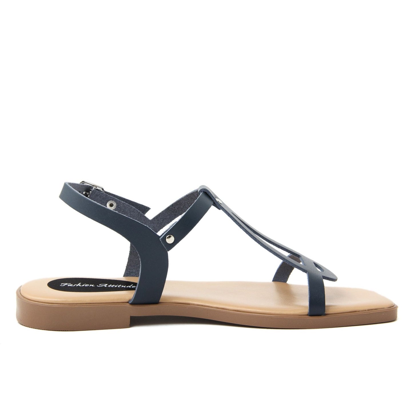 Fashion Attitude - Sandales Femme (Bleu Navy)