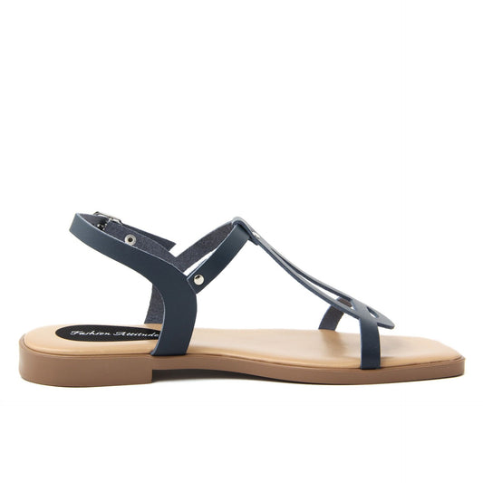 Fashion Attitude - Sandales Femme (Bleu Navy)