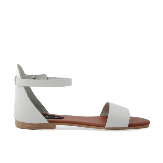 Fashion Attitude - Sandales Femme (Blanc Minimaliste)