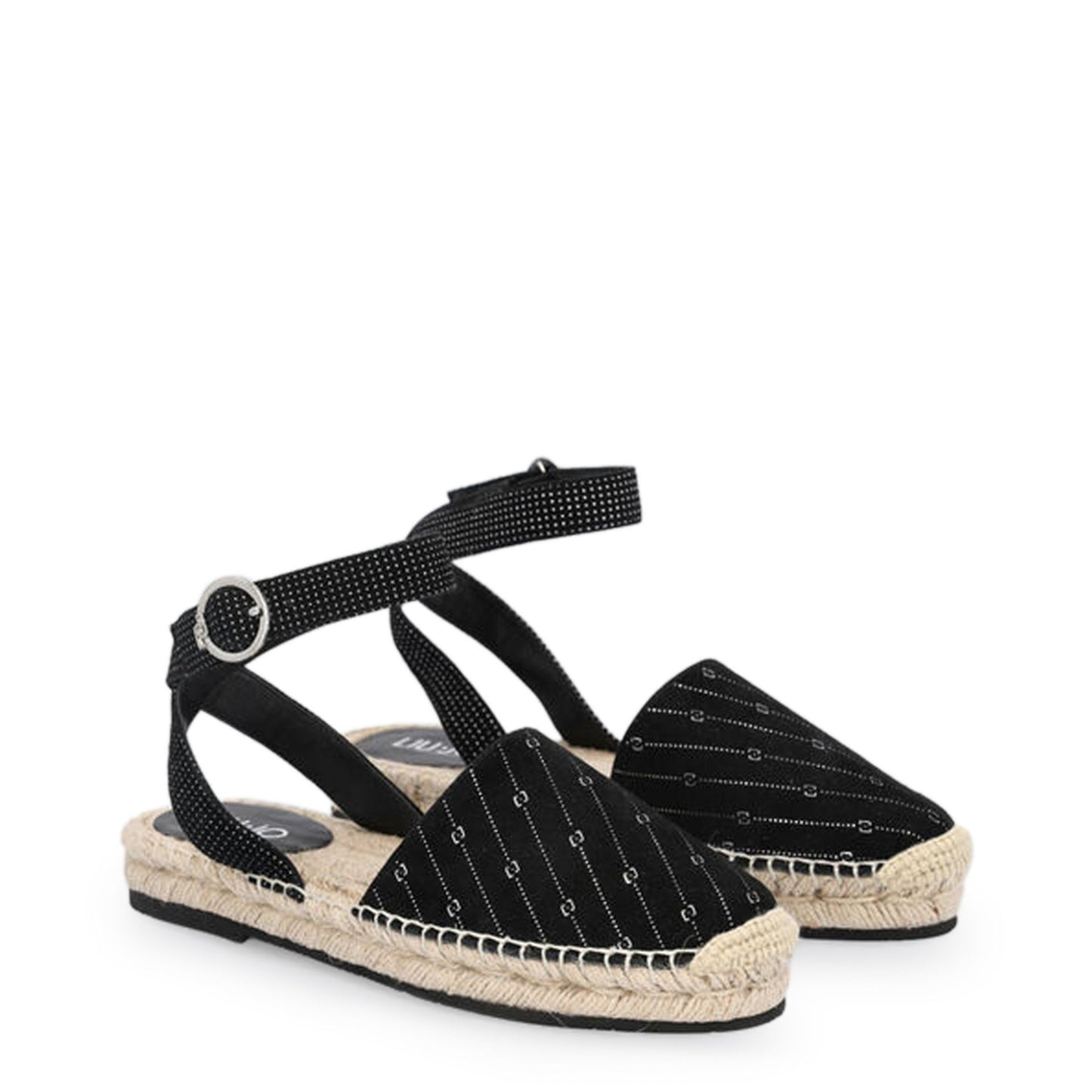 Liu Jo - Sandales Femme Espadrilles Noires Élégantes