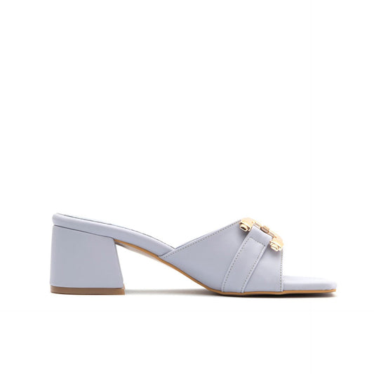 Fashion Attitude - Sandales Femme à Talon Bleu Lavande Élégant